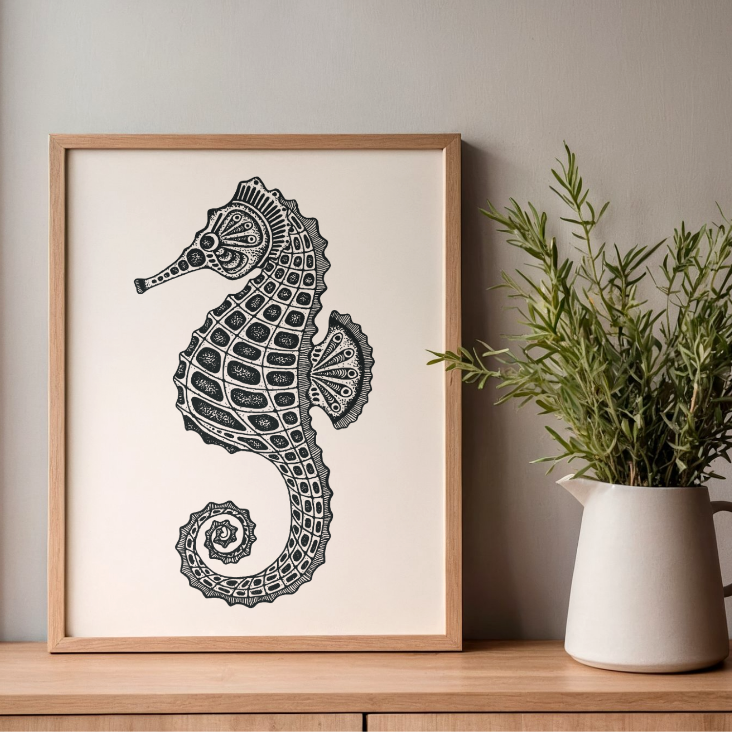 Seahorse Print