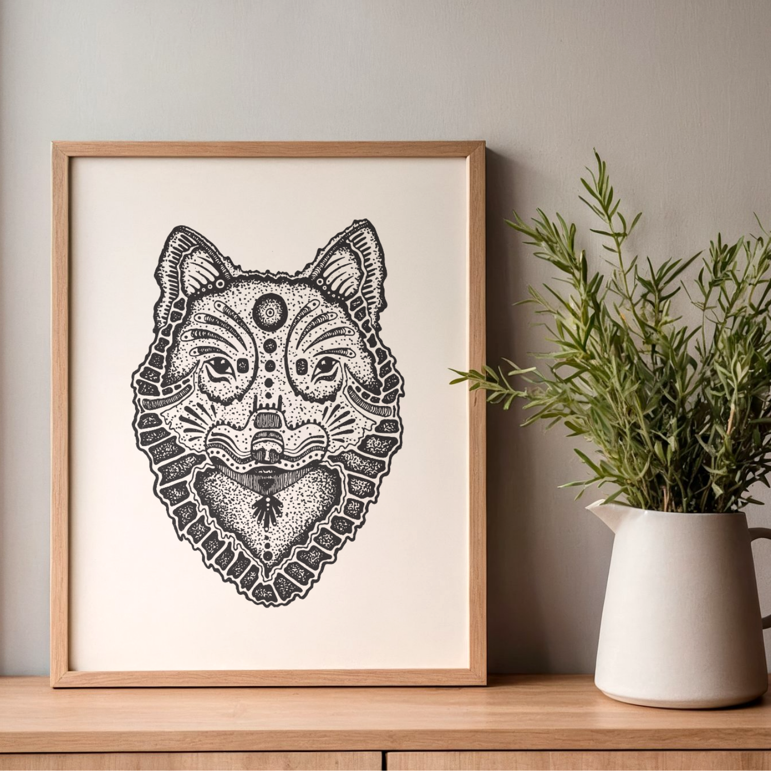Wolf Print