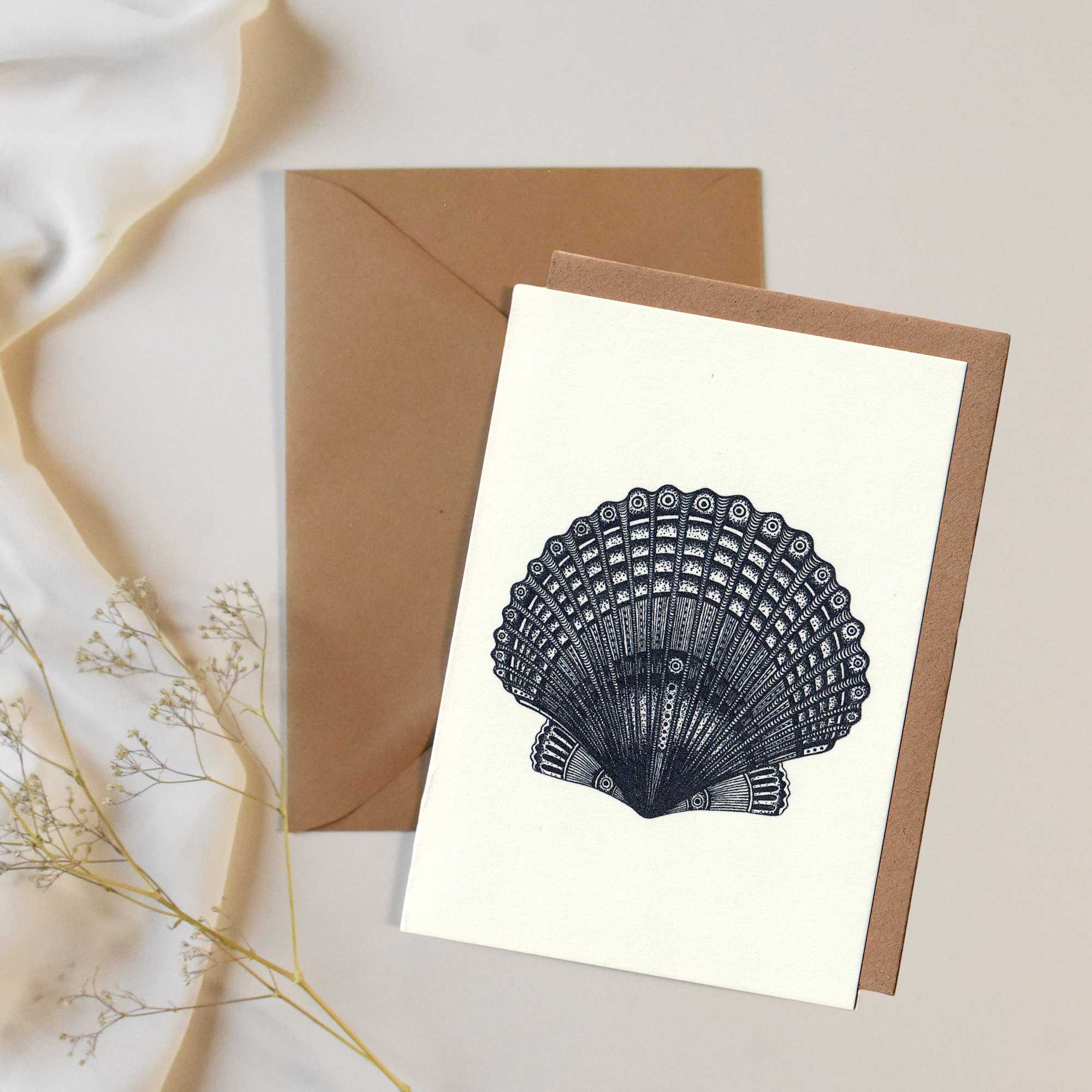 Scallop Shell Card