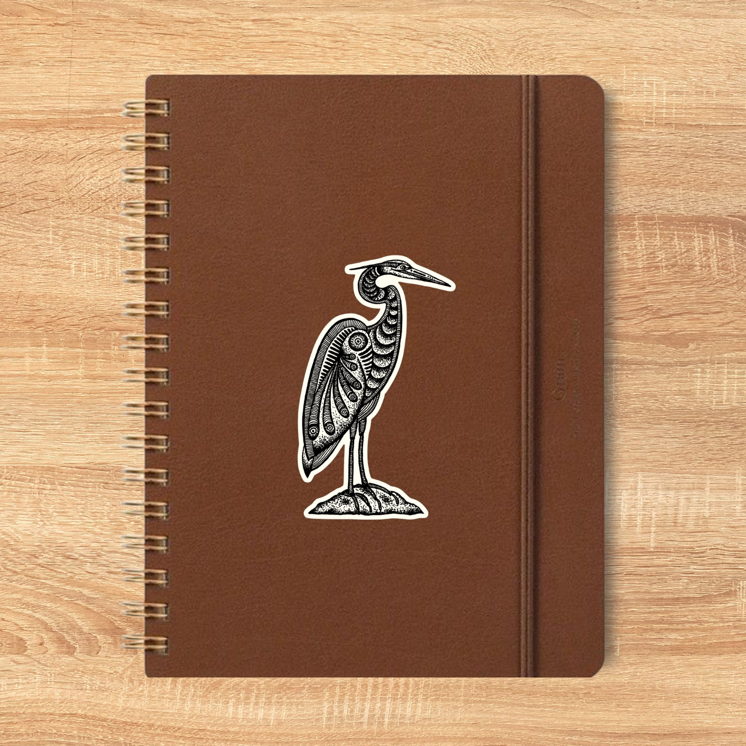 Heron Sticker